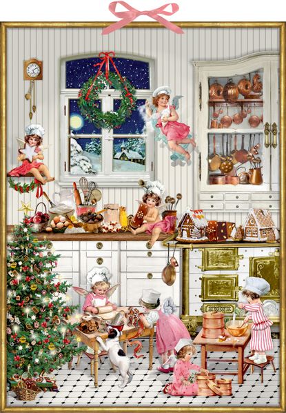 Zettel-Adventskalender - Nostalgische Weihnachtsbäckerei