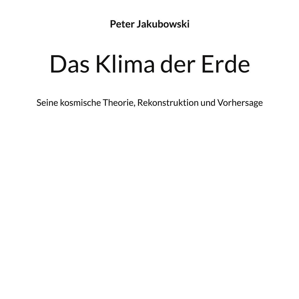 Das Klima der Erde