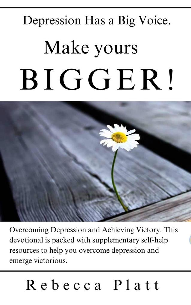Depression Has a Big Voice. Make Yours Bigger!