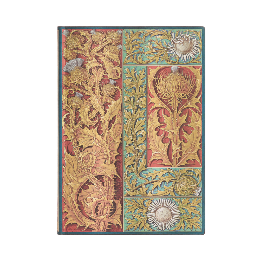 Wild Thistle MIDI Unlined Softcover Journal 176pg 100gsm by Paperblanks (Vox Botanica)