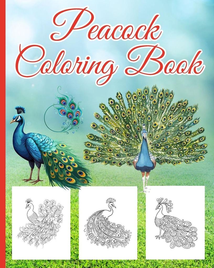 Peacock Coloring Book