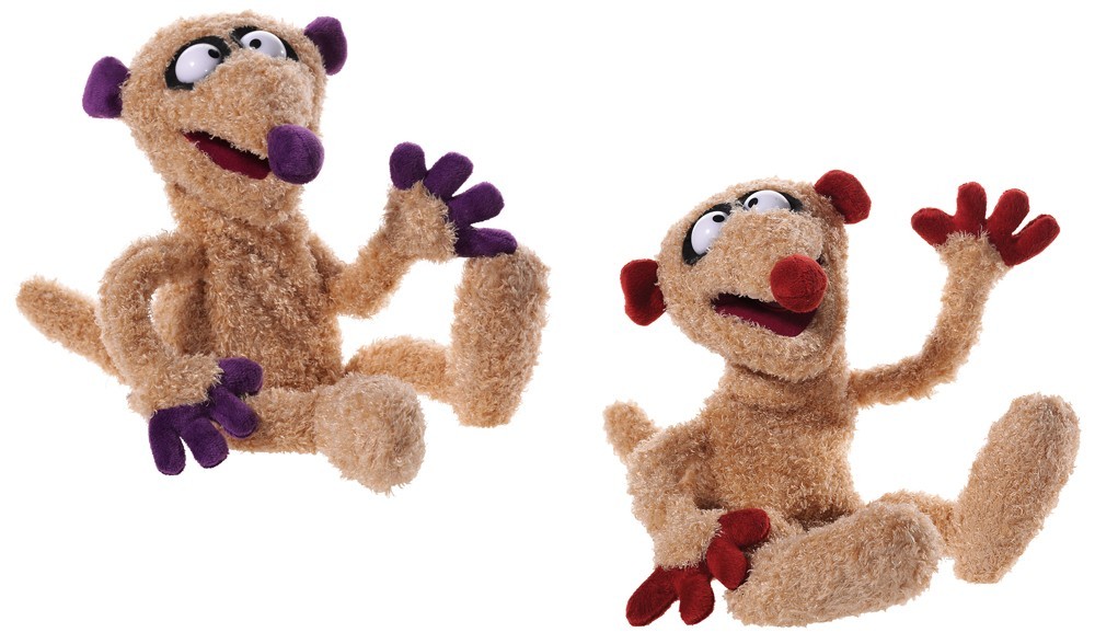 Heunec 519565 - Jan & Henry GRS Handspielpuppen 35cm 2er Set