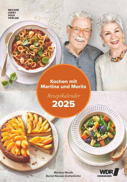 Kochen mit Martina und Moritz 2025 - schnell und einfach = einfach gut - Bild-Kalender 237x34 cm - Küchen-Kalender - gesunde Ernährung - mit 26 Rezepten - Wand-Kalender