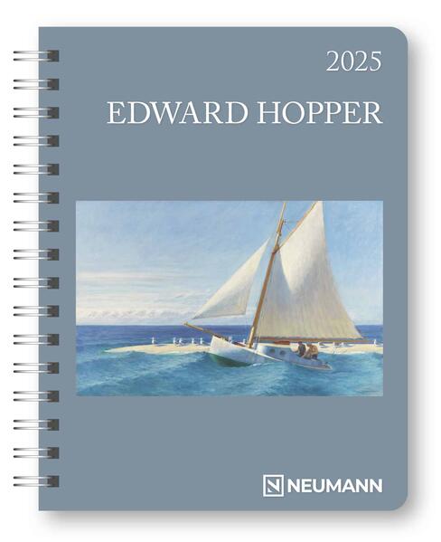 Edward Hopper 2025 - Diary - Buchkalender - Taschenkalender - Kunstkalender - 165x216