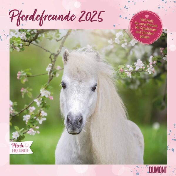 Pferdefreunde 2025 - Broschürenkalender - Kinder-Kalender - Format 30 x 30 cm