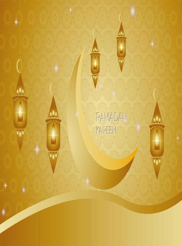 Ramadan Mubarak Planer mit Aktivitätenplan Koran lesen Essensplan Dankbarkeit Ziel Zakat Übungsliste und vieles mehr