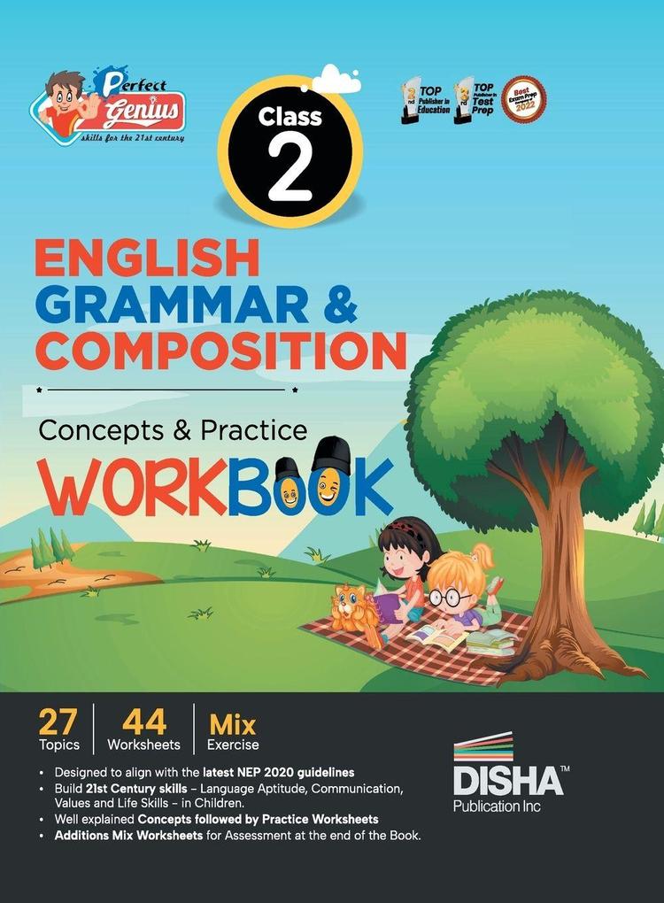 Perfect Genius Class 2 English Grammar & Composition Concepts & Practice Workbook | Follows NEP 2020 Guidelines