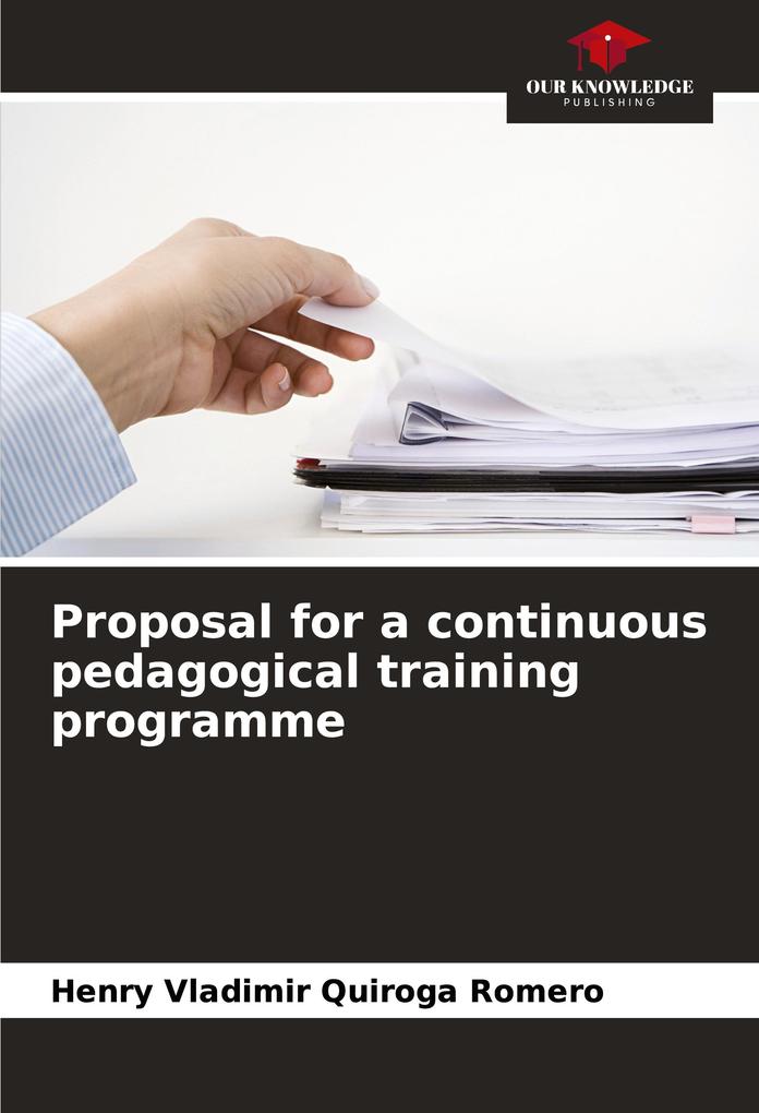 Proposal for a continuous pedagogical training programme