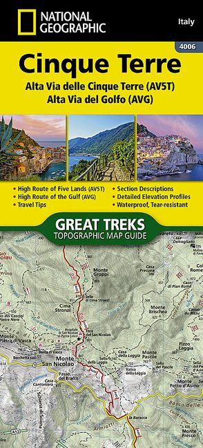 Cinque Terre High Path Av5t Map