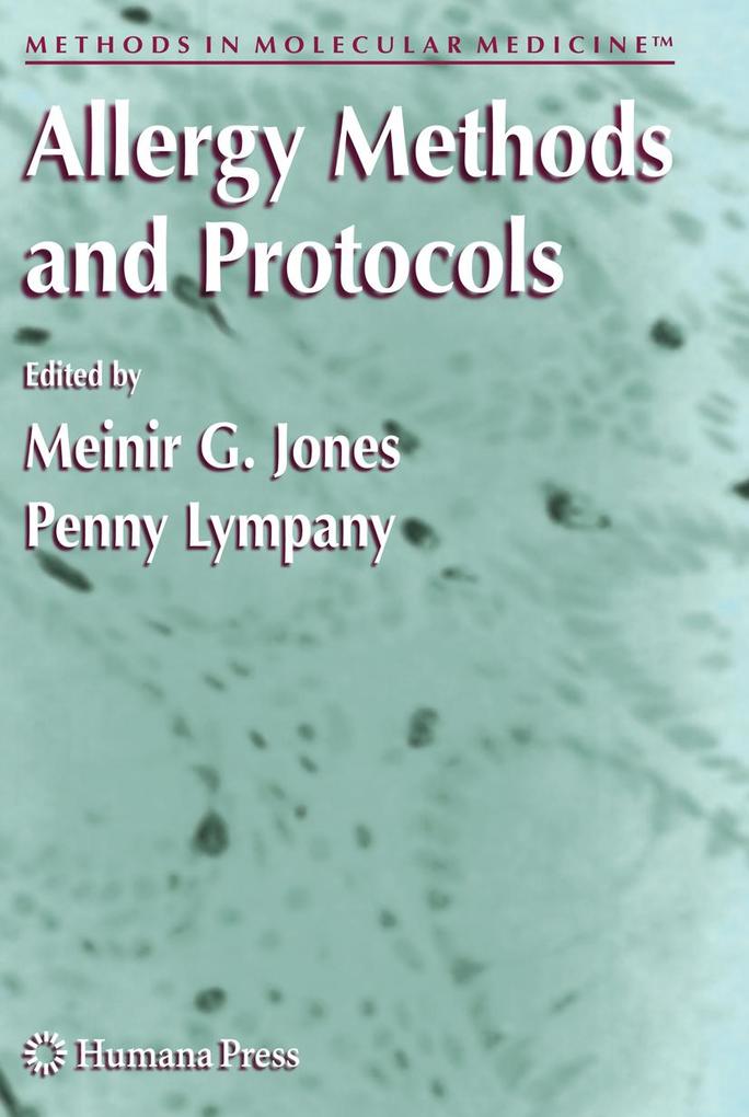 Allergy Methods and Protocols