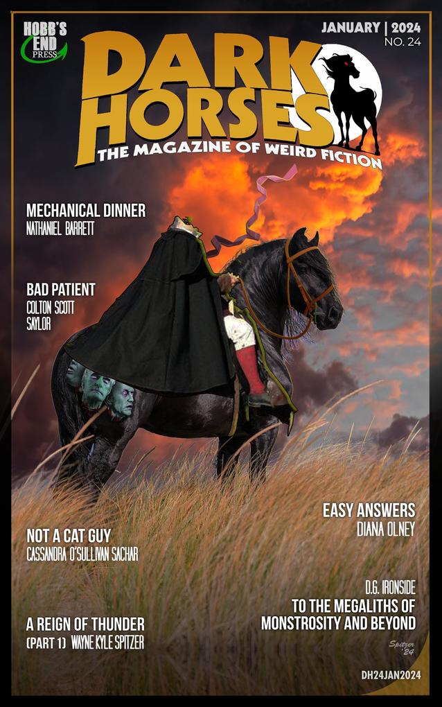 Dark Horses: The Magazine of Weird Fiction No. 24 | January 2024 (Dark Horses Magazine #24)
