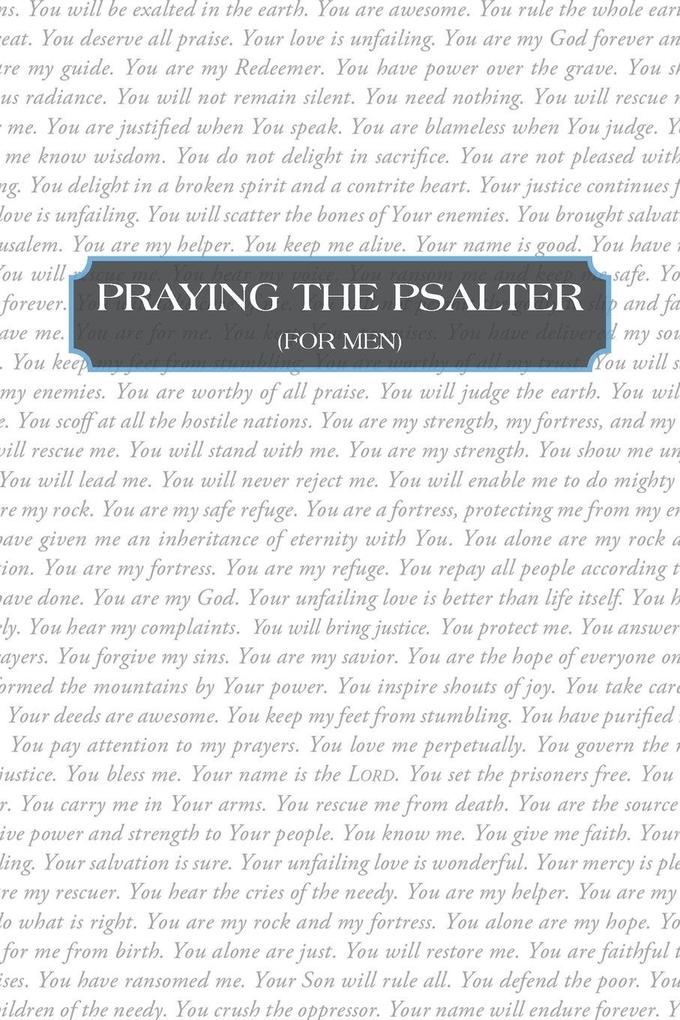Praying the Psalter (FOR MEN)