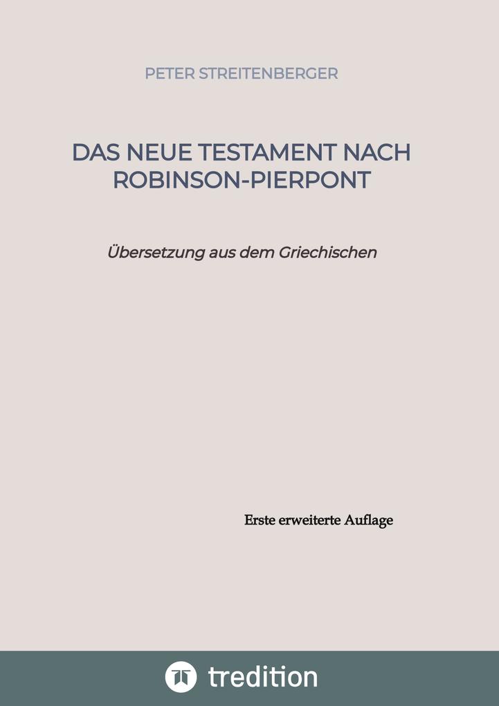 Das Neue Testament nach Robinson-Pierpont