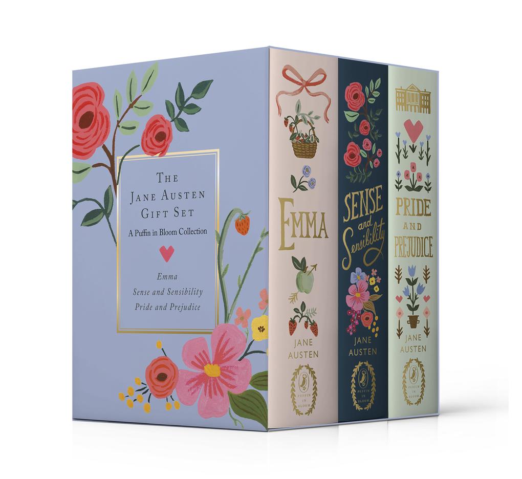 Penguin Llc Us The Jane Austen Gift Set, A Puffin In Bloom 3-Book Collection