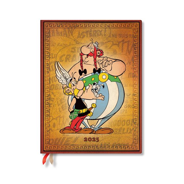 Paperblanks 2025 Daily Planner Asterix & Obelix the Adventures of Asterix 12-Month Ultra Elastic Band 416 Pg 80 GSM