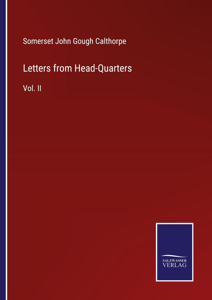 Letters from Head-Quarters