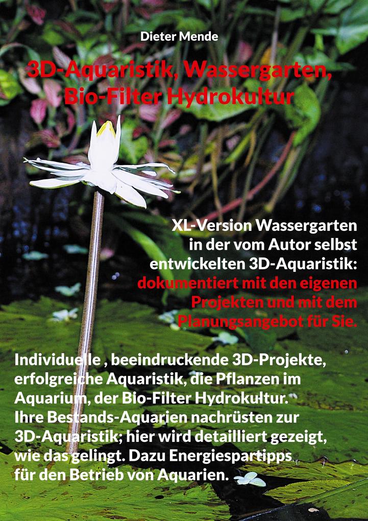 3D-Aquaristik Wassergarten Bio-Filter Hydrokultur