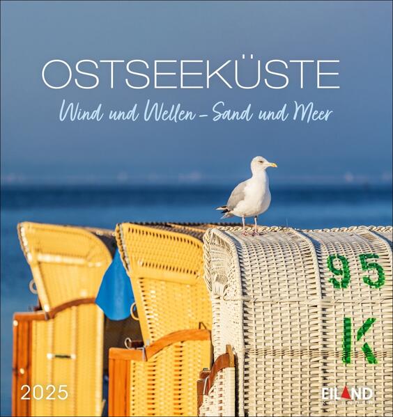 Ostseeküste Postkartenkalender 2025 - Wind und Wellen - Sand und Meer