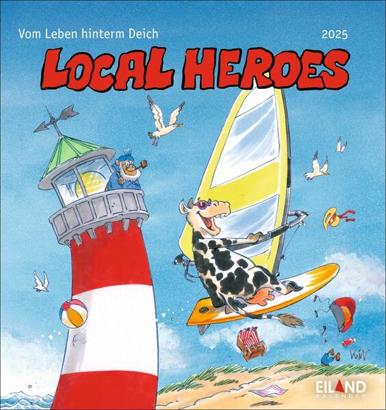 Local Heroes Postkartenkalender 2025 - Vom Leben hinterm Deich