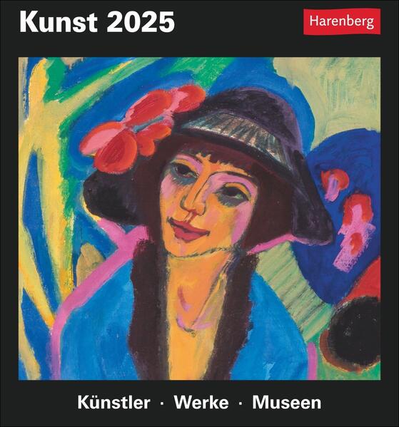 Kunst Tagesabreißkalender 2025 - Kulturkalender - Künstler Werke Museen