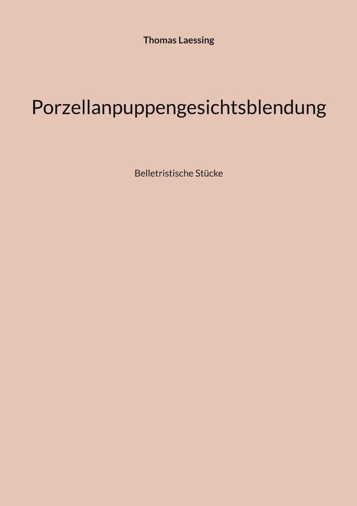 Porzellanpuppengesichtsblendung
