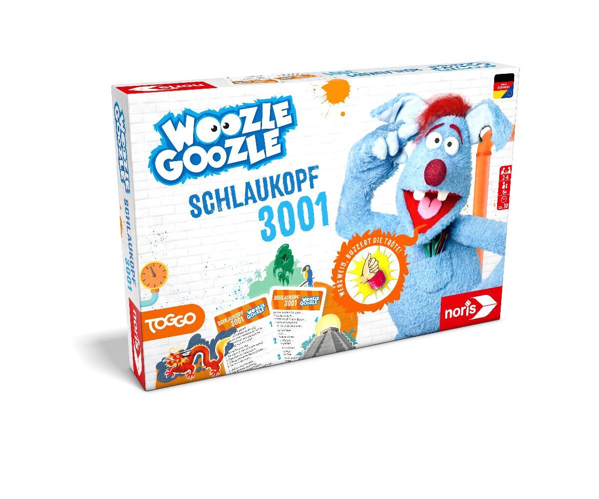 Noris 606102071 - Toggo Woozle Goozle Schlaukopf 3001 Frage-Antwort-Spiel Quizspiel