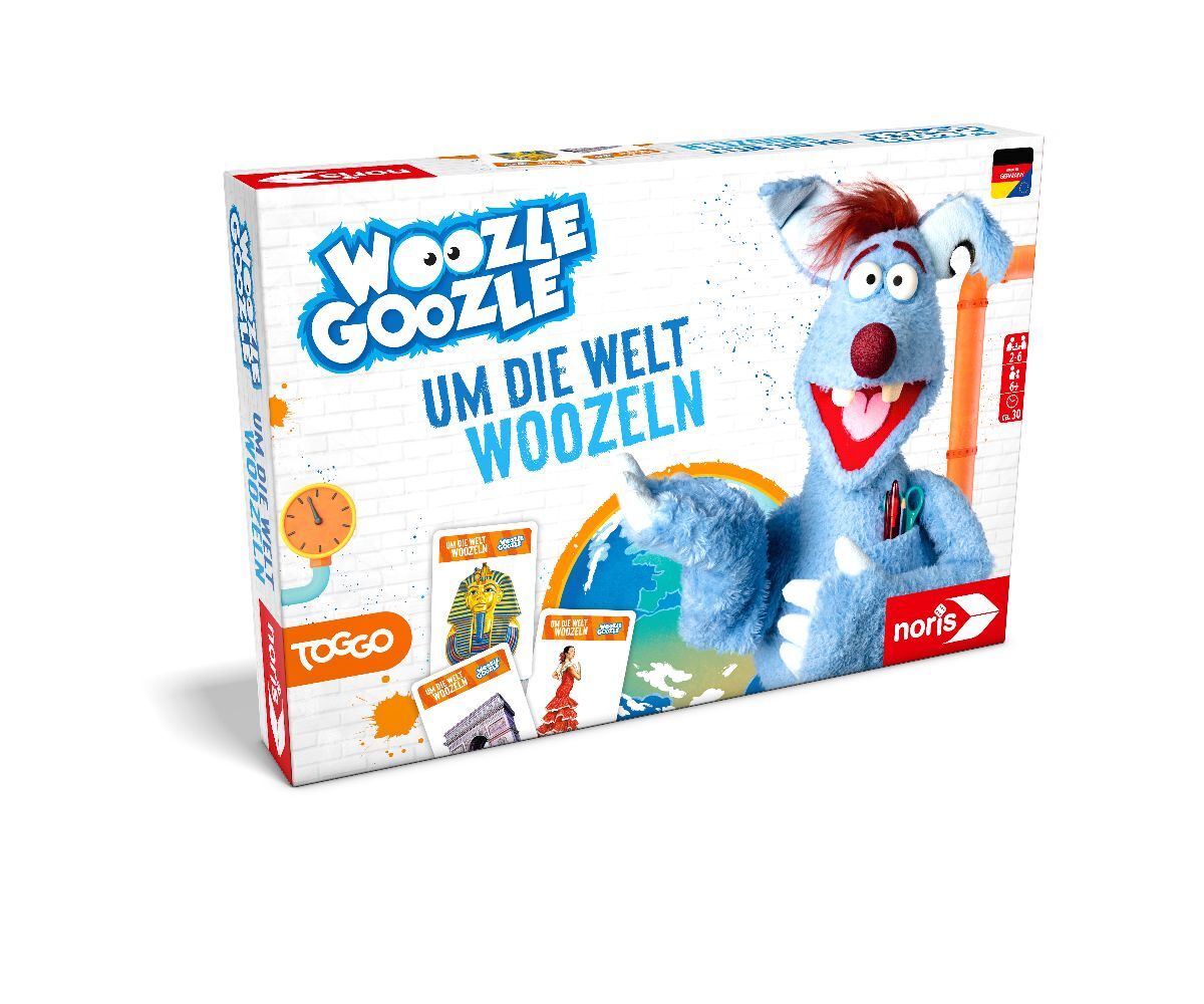 Noris 606102072 - Toggo Woozle Goozle Um die Welt woozeln! Quiz-Reise um die Welt Lernspiel