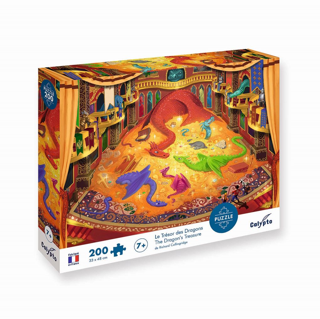 SentoSphere - Calypto - Puzzle - Drachenschatz 200 Teile