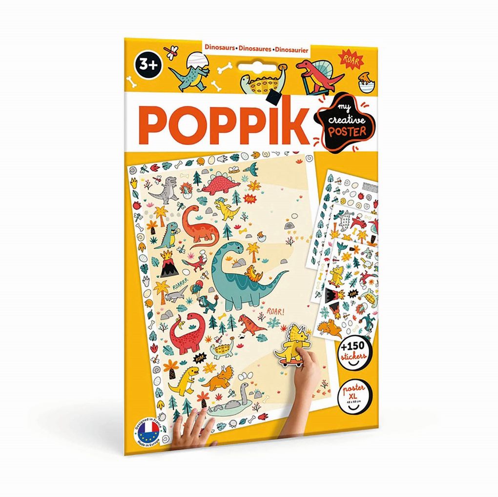 Poppik - Kreativposter Dinosaurier