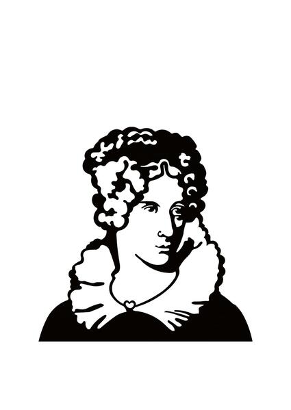 Annette von Droste-Hülshoff. Buchstütze