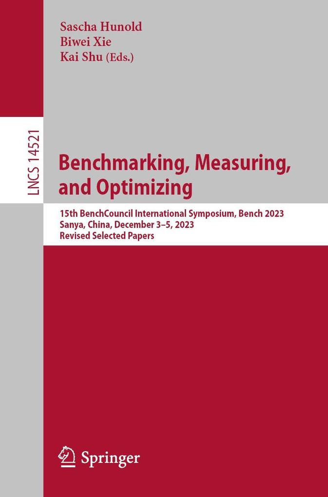 Benchmarking Measuring and Optimizing