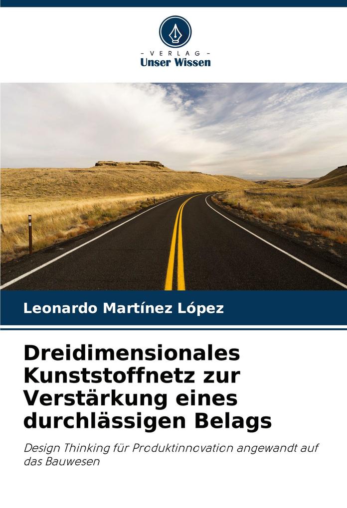 Dreidimensionales Kunststoffnetz zur Verstärkung eines durchlässigen Belags