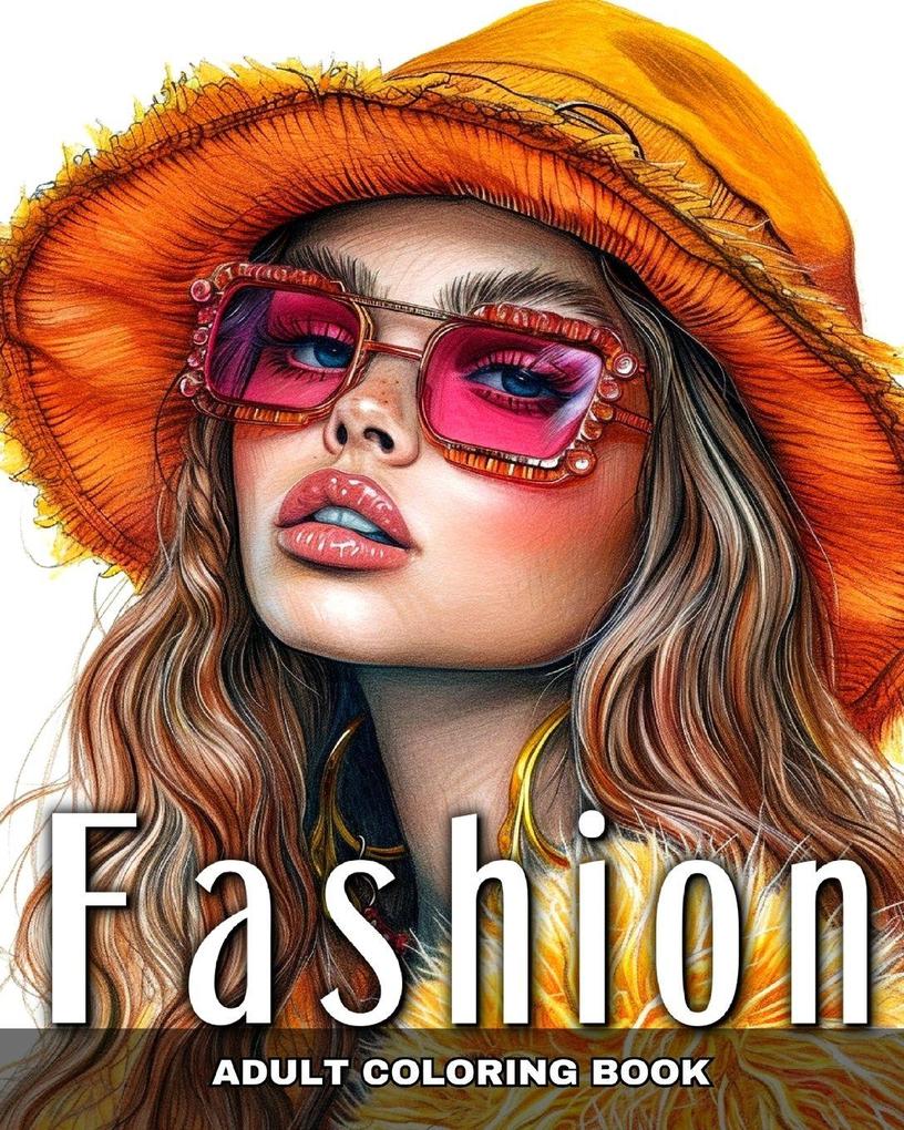 Adult Coloring Book Fashion