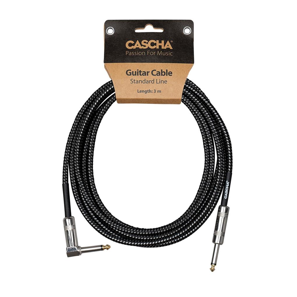 Guitar Cable 3 m (63 mm Straight Jack / 63 mm Angled Jack)