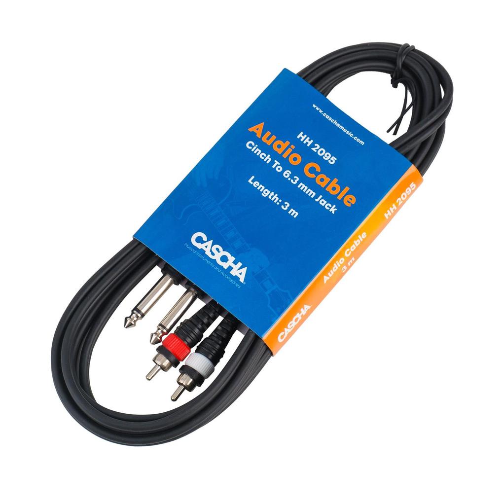Guitar Cable 6 m (63 mm Straight Jack / 63 mm Angled Jack)