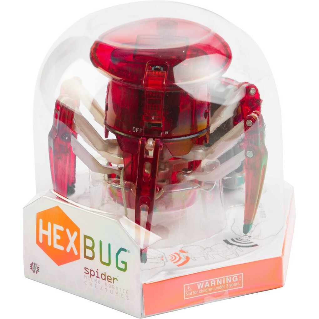 Invento 501093 - Hexbug Spider Micro Robotic Creatures 1 Stück (Farbe nicht wählbar!)
