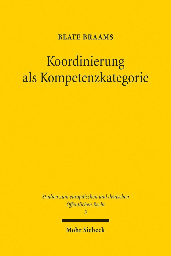 Koordinierung als Kompetenzkategorie