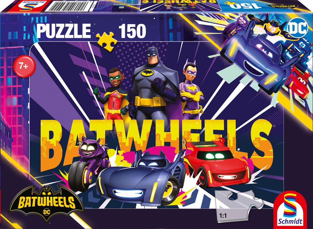Schmidt Spiele - DC Batwheels: Ready to roll 150 Teile