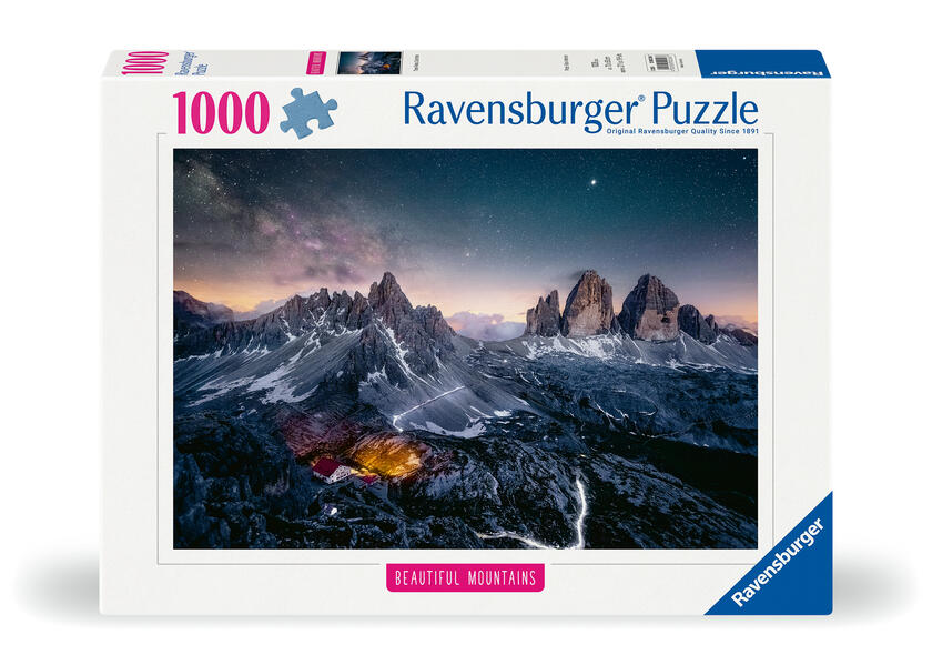 Erwachsenenpuzzle 1000 Teile - Drei Zinnen Dolomiten
