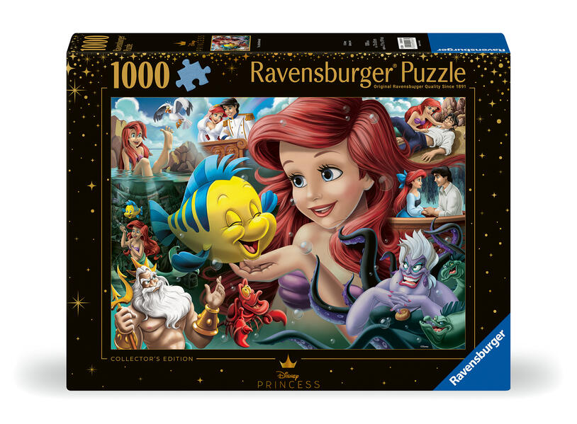 Erwachsenenpuzzle 1000 Teile - Disney Prinzessinnen - Arielle die Meerjungfrau