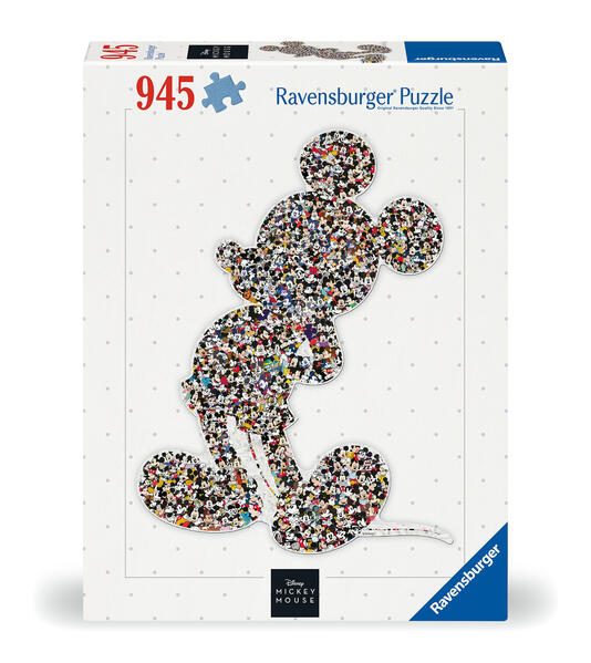 Erwachsenenpuzzle 940 Teile - Disney Micky Maus - Shaped Mickey