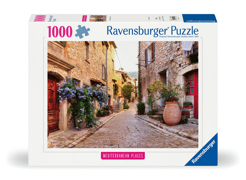 Ravensburger Puzzle 12000025 - Mediterranean Places France - 1000 Teile Puzzle für Erwachsene und Kinder ab 14 Jahren Puzzle mit Motiv aus Frankreich