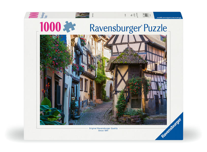 Ravensburger Puzzle 12000468 - Egisheim im Elsass - 1000 Teile Puzzle für Erwachsene und Kinder ab 14 Jahren