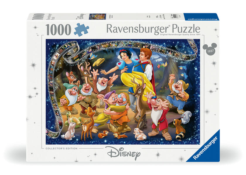 Ravensburger Puzzle 12000310 - Schneewittchen - 1000 Teile Disney Puzzle für Erwachsene und Kinder ab 14 Jahren
