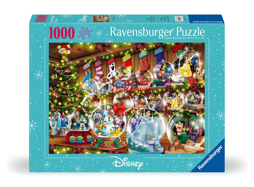 Erwachsenenpuzzle 1000 Teile - Disney Classics - Schneekugelparadies