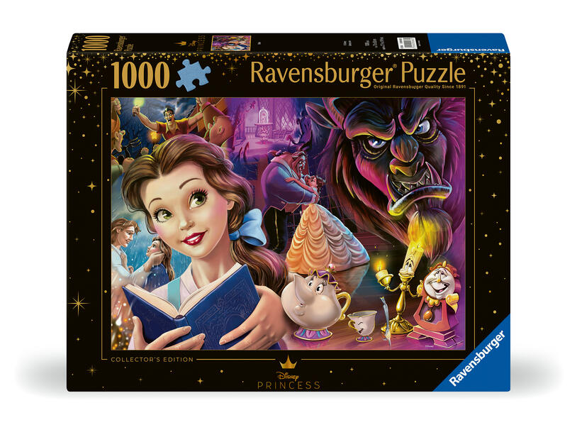 Ravensburger Puzzle 12000883 - Belle die Disney Prinzessin - 1000 Teile Disney Puzzle für Erwachsene und Kinder ab 14 Jahren