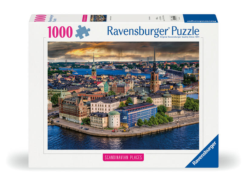 Erwachsenenpuzzle 1000 Teile - Stockholm Schweden