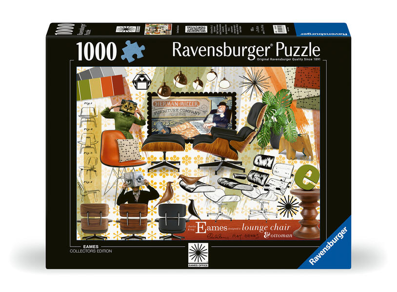 Erwachsenenpuzzle 1000 Teile - Eames Design Klassiker
