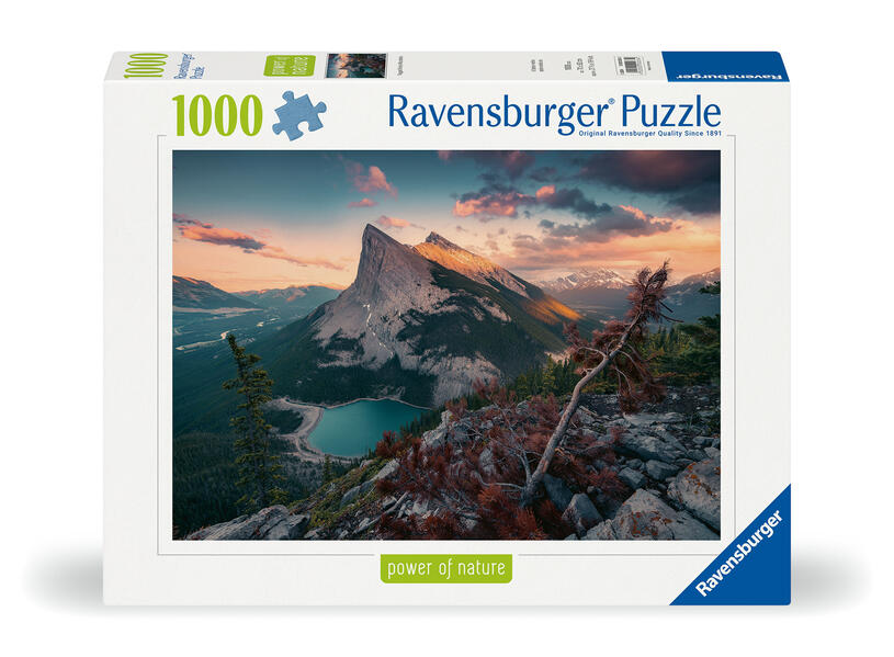 Erwachsenenpuzzle 1000 Teile - Abends in den Rocky Mountains
