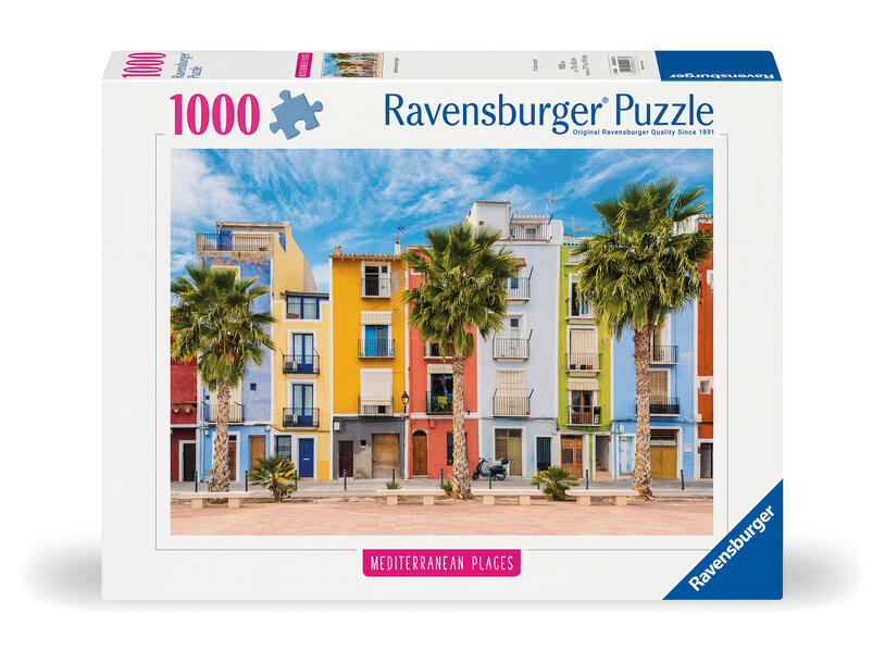 Ravensburger Puzzle 12000027 - Mediterranean Places Spain - 1000 Teile Puzzle für Erwachsene und Kinder ab 14 Jahren Puzzle mit Motiv aus Spanien